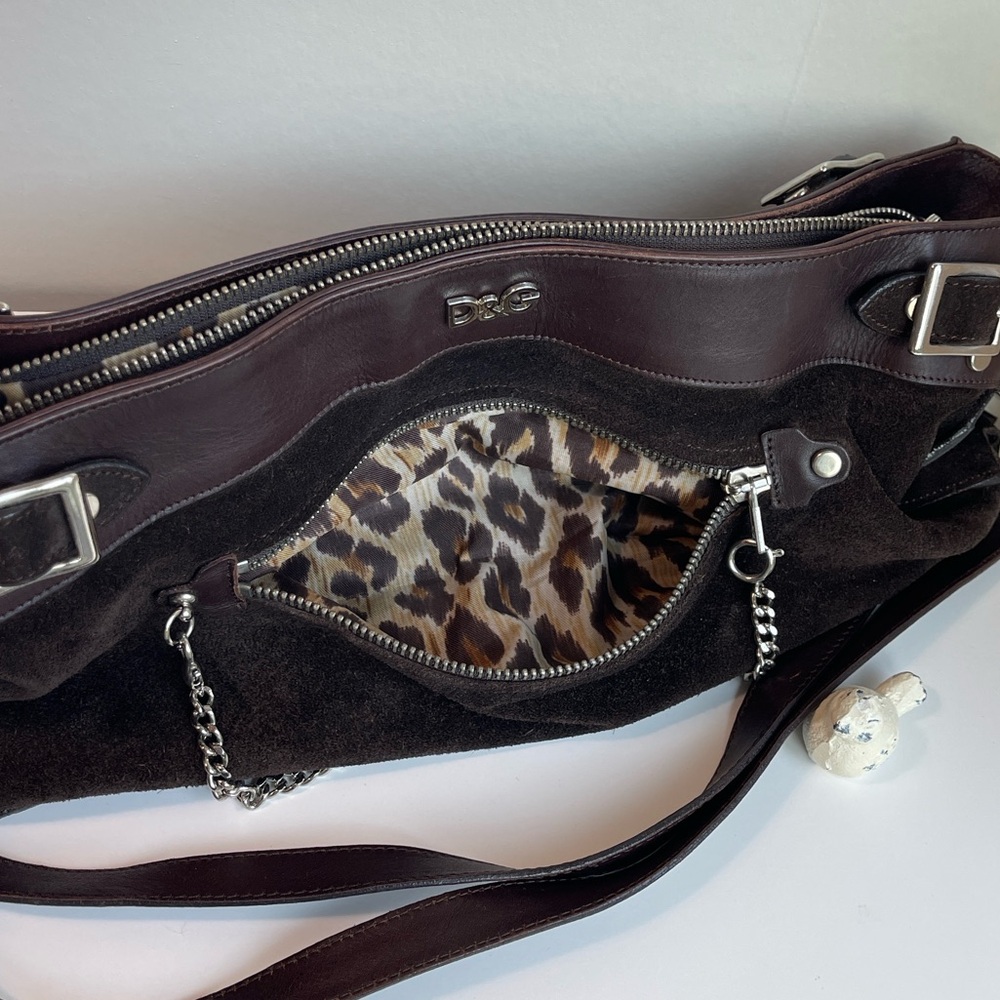 Dolce & Gabbana 1970 Vintage Leather Shoulder Bag - Picture 9 of 16
